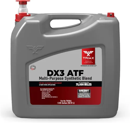 Vista 11 de TRIAX DX3 ATF - Compatible con la mayoría de aplicaciones GM Dexron III y Ford Mercon - Líquido para transmisión automática multiuso, optimizado