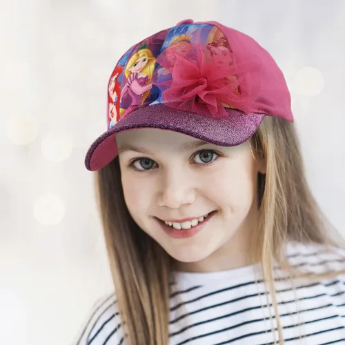 Vista 4 de Disney Girls 2 Pack Princess Baseball Hat Minnie Mouse Encanto Mirabel Princess Fancy Nancy Vampirina ToddlerGirl