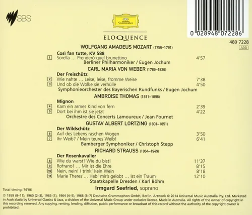 Vista 2 de Irmgard Seefried-Vol 2 Opera Arias