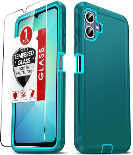 Vista 57 de LeYi Funda compatible con Samsumg Galaxy A05 4G: Galaxy A05 4G con resistente a los golpes, 3 en 1 de cuerpo completo, protección resistente