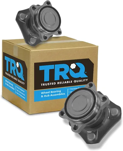 Vista 160 de TRQ Juego de 2 rodamientos de rueda delantera y conjunto de cubo compatible con Tesla 3 2020 Y 2018-2019 para Tesla 3 2020 Tesla Y AWD 2018-2019