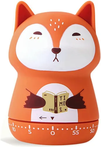Vista 8 de Temporizador mecánico de cocina, lindo temporizador de animales para niños, temporizador manual de cuenta regresiva de 60 minutos para aula, hogar