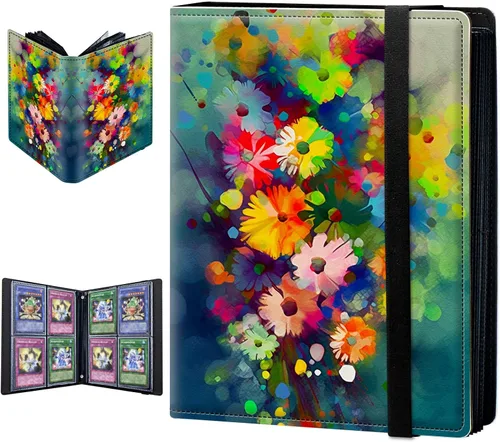 Vista 16 de Carpeta para tarjetas intercambiables, 4 bolsillos para tarjetas intercambiables, 160 bolsillos de doble cara, funda para tarjetas