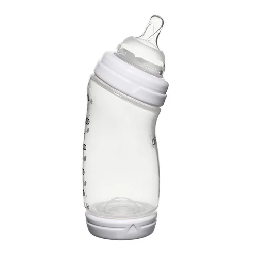 Vista 2 de Paquete de 3 botellas grandes Playtex libre de BPA (Bisfenol A) y con ventilación, Los colores pueden variar