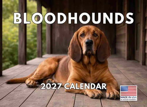 Vista 32 de Calendario mensual de pared Airedale Terrier Dog 2027