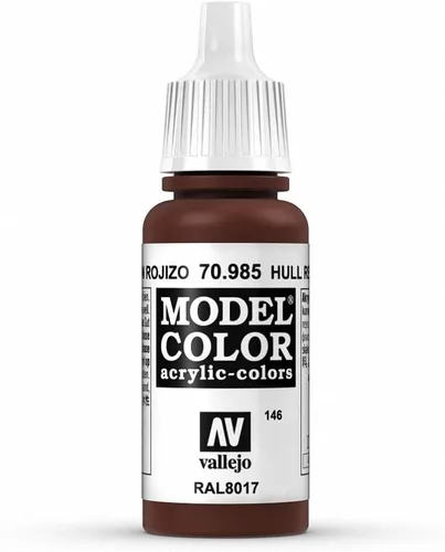 Vista 23 de Vallejo - Pintura color rojo amaranto, 0.6 fl oz