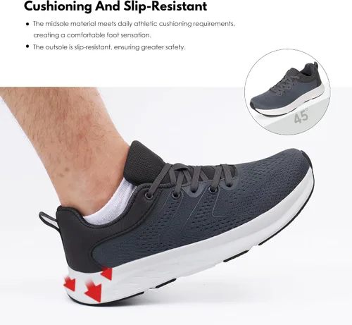 Vista 4 de Ortho+rest Zapatos de punta ancha para hombre, para aliviar el dolor, para correr, caminar, para uñas encarnadas