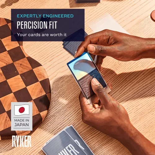 Vista 3 de Ryker Fundas protectoras para tarjetas de juego de mesa americanas (paquete de 3, transparentes, 1.614 x 2.480 in, 300 fundas)
