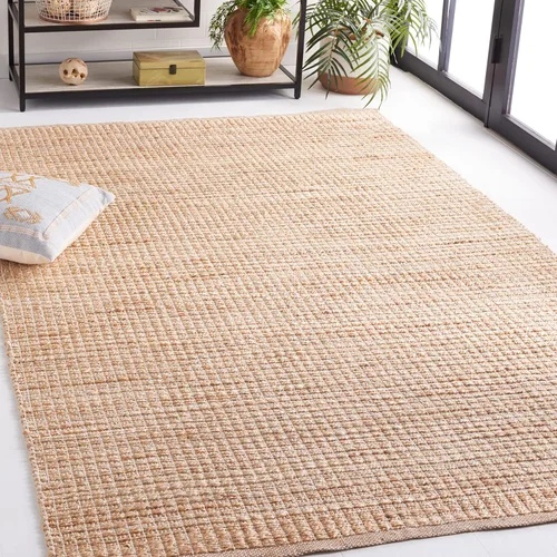 Vista 4 de SAFAVIEH Natural Fiber Collection - Alfombra de pasillo de 8 pies, color natural y beige, diseño de granja, ideal para zonas de alto tráfico