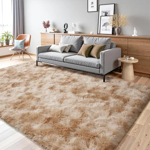 Vista 28 de Terrug Alfombra Corredor Negra Esponjosa para Dormitorio, 2x6 Pies Lindas Alfombras de Área de Pelo Largo para Pasillo, Alfombra de Felpa Suave