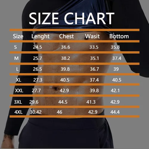 Vista 6 de Sauna Sudor Camisa Entrenador de Cintura para Hombres Chaleco de Compresión Entrenamiento Ropa de Gimnasio Mejorador de Sudor Manga Larga