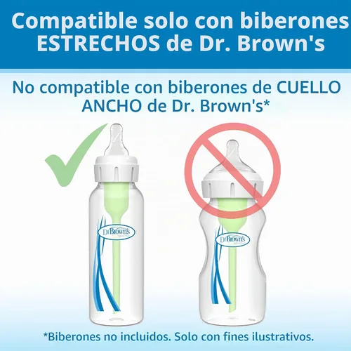 Vista 8 de Dr. Brown's Pezón estrecho para recién nacido, 6