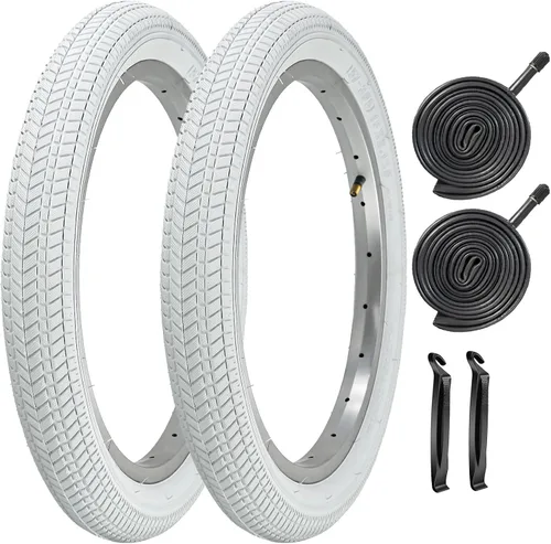 Vista 9 de Neumáticos de bicicleta de 18 "18 x 2.125 y 18 pulgadas plegable neumático de repuesto de bicicleta 2 Neumáticos