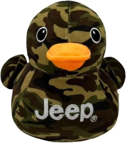 Vista 8 de Jeep Logotipo de Texto Animal de Peluche Pato Negro - Perfecto para Entusiastas Te Han Empollado (Negro)