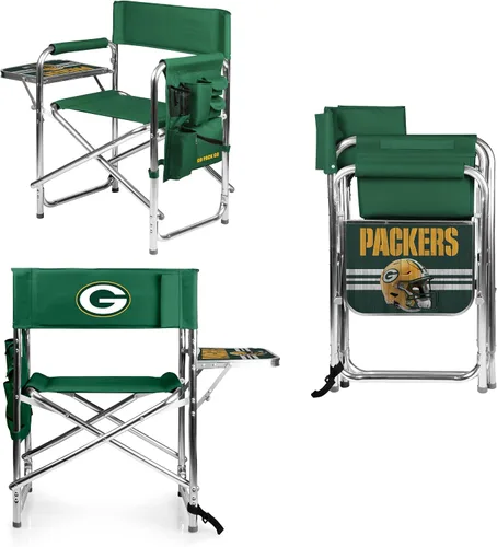 Vista 34 de Picnic TIME NFL Unisex-Adult NFL Sports Chair with Side Table, Beach Chair, Camp Chair for Adults