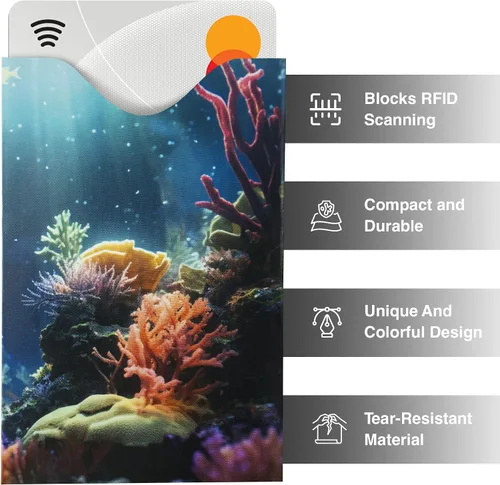 Vista 37 de Fundas de bloqueo RFID para pasaporte y tarjetas de crédito, Blanco, Blanco - 15 piezas