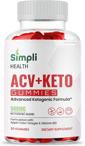 Vista 7 de Paquete de 3 gomitas Simpli Health ACV Keto, máxima fuerza