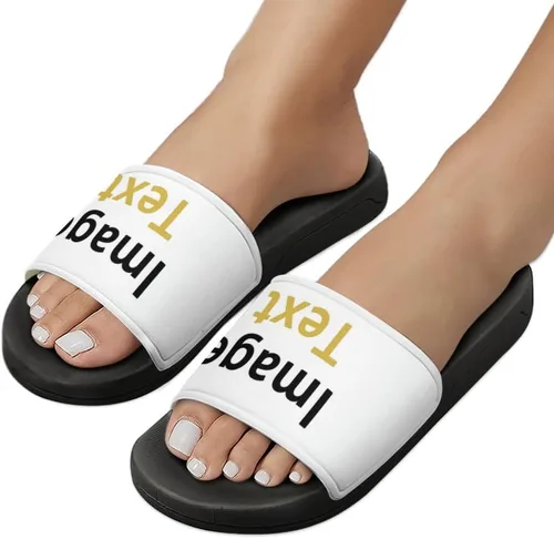 Vista 5 de Generic Pantuflas personalizadas con foto y texto, sandalias cómodas para baño, ducha, sandalias informales, sandalias personalizadas para hombres