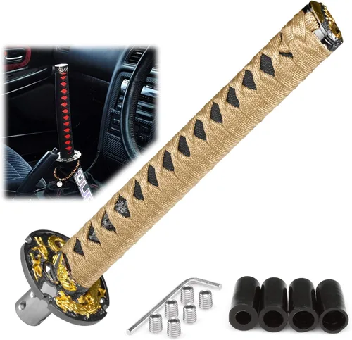 Vista 22 de EZAUTOWRAP Espada Samurai 5.9 pulgadas., 10cm, Negro Blanco