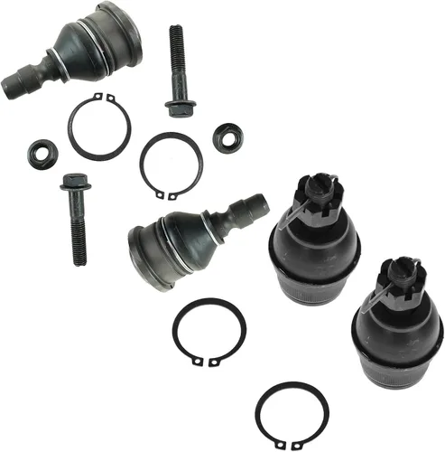 Vista 38 de TRQ Juego de juntas esféricas delanteras superior e inferior para lado del conductor y del pasajero Compatible con Acura TL 2009-2014 Acura TSX