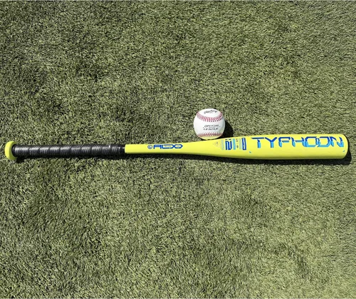 Vista 6 de Easton TYPHOON - Bate de béisbol USA -12 Drop 2 1/4" barril 1 unidad de aluminio amarillo/azul