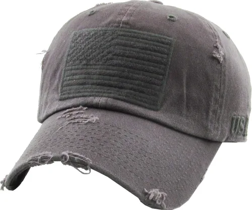 Vista 296 de KBETHOS Tactical Operator Collection USA Fishing Mesh Ballcap Flag Patch America Outdoors Trucker Baseball Cap