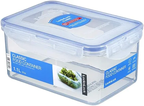 Vista 12 de LOCK & LOCK Easy Essentials - Tapas de almacenamiento de alimentos/recipientes herméticos, sin BPA, cuadrados, 20 oz para café, transparente