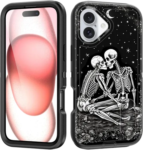 Vista 165 de Funda para iPhone Air con soporte integrado, a prueba de golpes, polvo y caídas, 3 capas, grado militar, funda protectora para iPhone Air de 6.5