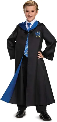 Vista 3 de Bata de Harry Potter, bata oficial de Hogwarts Wizarding World, accesorio de disfraz de lujo para niños