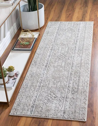 Vista 20 de Unique Loom Portland Collection - Alfombra de área (2 pies 2 pulgadas x 3 pies 1 pulgada, rectangular, marfil / gris)
