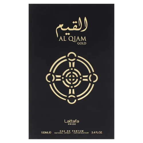Vista 5 de Lattafa Perfumes Al Qiam Gold para Eau de Parfum en espray unisex, 3.4 onzas
