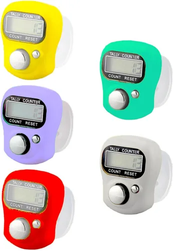 Vista 7 de TESEAS Contador Electrónico de Dedos, Contador de Mano con Pantalla LCD Digital de 5 Dígitos, Mini Contador de Clicks, Contadores Resetables