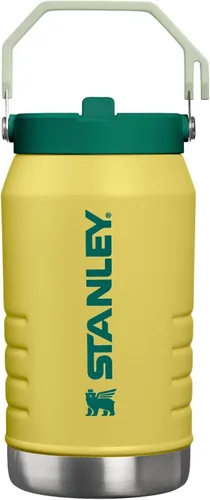 Vista 12 de STANLEY IceFlow 2.0 - Vaso con pajilla abatible con asa, 30 onzas, tapa giratoria y popote abatible, botella de agua a prueba de fugas, acero Tiza