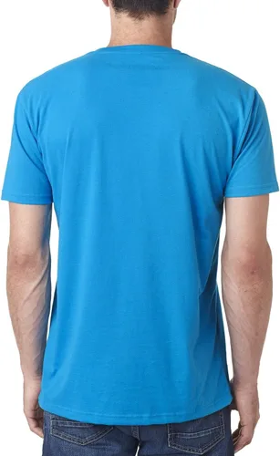 Vista 2 de Next Level Camiseta de algodón suave con cuello en V para hombre