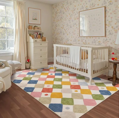 Vista 51 de jinchan Alfombra a rayas de 2 x 3 para entrada, alfombra de cocina, tapete pequeño, antideslizante, ligero, de bajo perfil, decoración para entrada