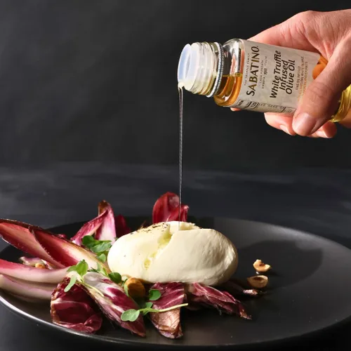 Vista 4 de Sabatino Tartufi Aceite de oliva infundido, trufa blanca, 3.4 onzas (paquete de 2)