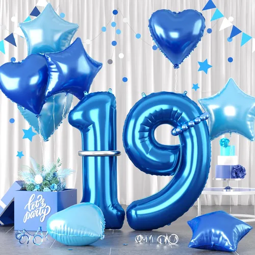 Vista 45 de Globos dorados de color champán con el número 11, globos de oro claro, globo de aluminio dorado con forma de corazón con estrella y globo largo