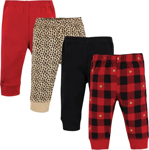Vista 75 de Hudson Baby - Pantalones y leggings unisex de algodón para bebé 2-Rosa Negro