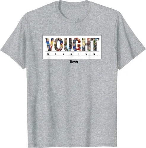 Vista 8 de The Boys Vought Comic Logo - Camiseta, Azul / Patchwork, S Azul Marino