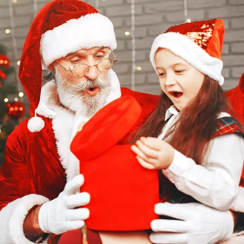 Vista 9 de DressVoguer Santa Claus Costume for Men 25PCS, Christmas Santa Costume for Men Adult Deluxe Santa Suit