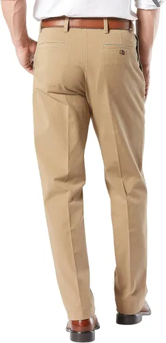 Vista 2 de Dockers Pantalones flexibles para hombre Slim Fit Workday Khaki Smart 360