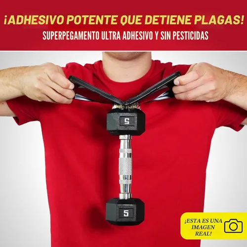 Vista 3 de Catchmaster Trampas de pegamento para ratas y ratones con masilla adhesiva, 2 unidades, tablero de pegamento grande a granel, trampas para ratas