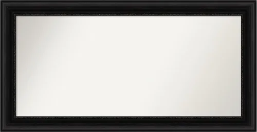 Vista 143 de Amanti Art Espejo personalizado, espejo de baño negro puente, espejo de pared o espejo de tocador de baño sobre el fregadero (26 x 26 pulgadas)