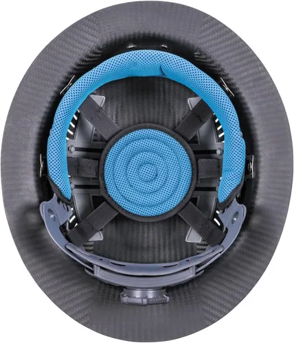 Vista 7 de Klein Tools 60514 Casco duro, ala completa de fibra de carbono serie K12, linterna frontal recargable, ventilada, clase C, tipo 1, Spartan