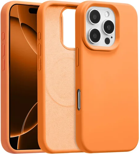 Vista 134 de Funda magnética de silicona para iPhone 13 Pro, color blanco antiguo [Compatible con Magsafe] [Forro de microfibra suave antiarañazos], funda