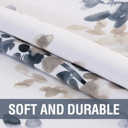 Vista 5 de H.VERSAILTEX Cortinas opacas de 45 pulgadas de largo, juego de 2 paneles para oscurecer la habitación, cortinas térmicas para dormitorio, cortinas