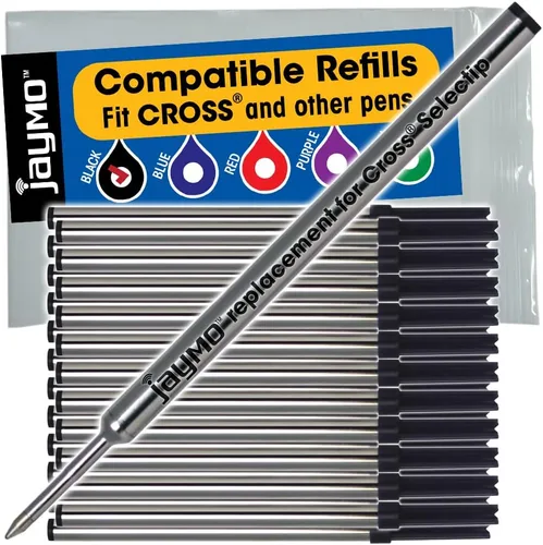 Vista 8 de Repuesto para Cross Selectip 8523 - Recambio de bolígrafo de gel - 6 negro