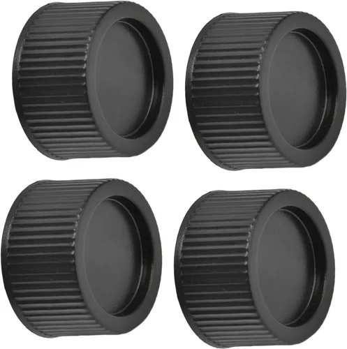 Vista 4 de Paquete de 4 tapas de drenaje y juntas de repuesto para tanque de arena de piscina, plástico duradero, rosca interna de 1.3 pulgadas, accesorios