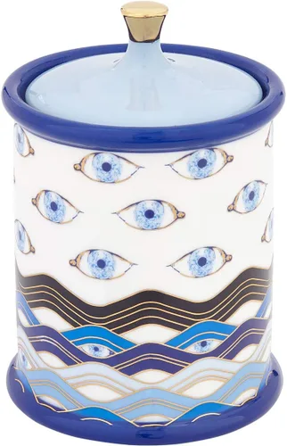 Vista 2 de Jonathan Adler Druggist - Vela LSD, talla única, color azul/blanco