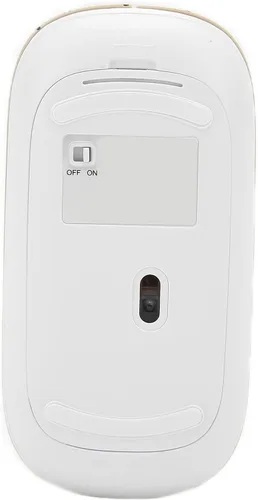 Vista 6 de Zyyini - Mouse de 1600 DPI de 3 velocidades, ajustable, óptico, Bluetooth, para computadora, mouse ergonómico, ultrafino, silencioso